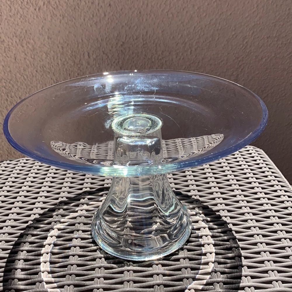 Anchor Hocking Platinum Collection Glass Tiered Serving Entertaining Bar Tray
